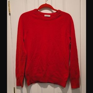 Equipment red cashmere sweater